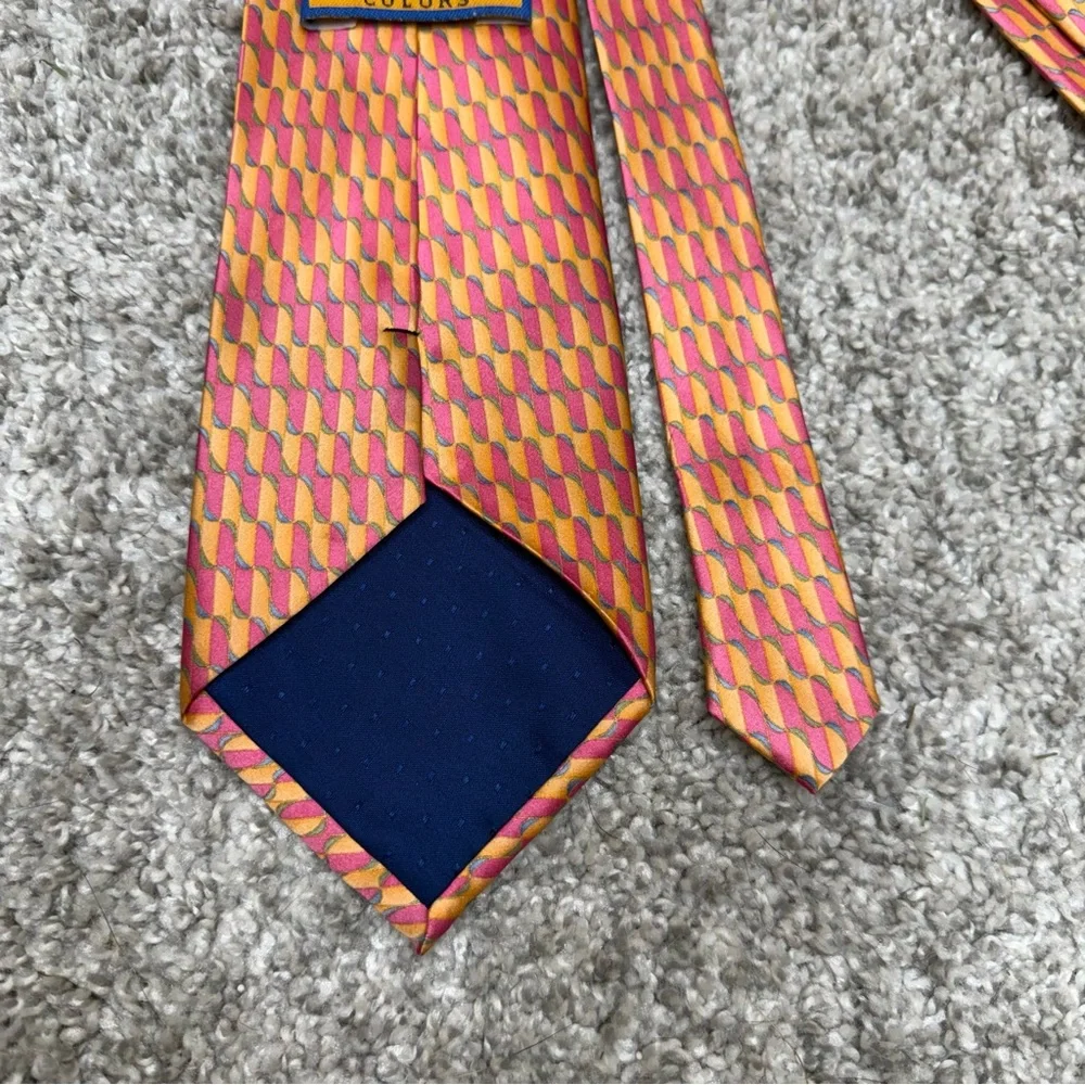 Cocktail Colors Silk Necktie Tie  Men's 3.75